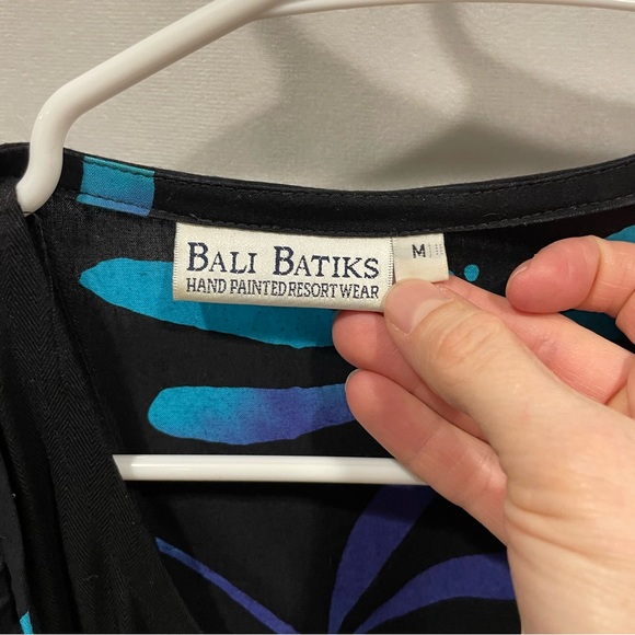 Cute Y2K tropical whimsigoth dragonfly sleeveless dress and beaded jacket batik - Picture 4 of 12